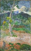 Paul Gauguin Landscape with a Horse USA oil painting artist
